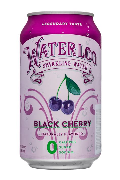 Black Cherry | Waterloo Sparkling Water | BevNET.com Product Review ...