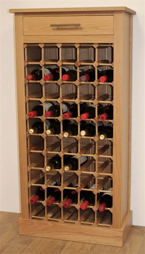 50 Bottle Cabinet | Tall Wine Rack Display | Wine Racks UK