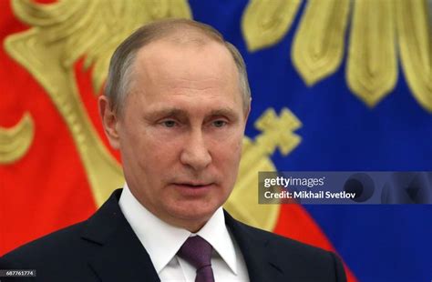 Russian President Vladimir Putin speaks during an awards ceremony at... News Photo - Getty Images