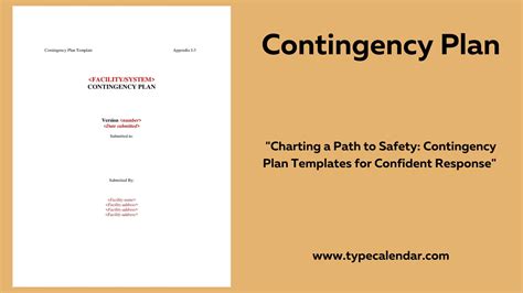 Free Printable Contingency Plan Templates [Excel, Word, PDF] For Schools