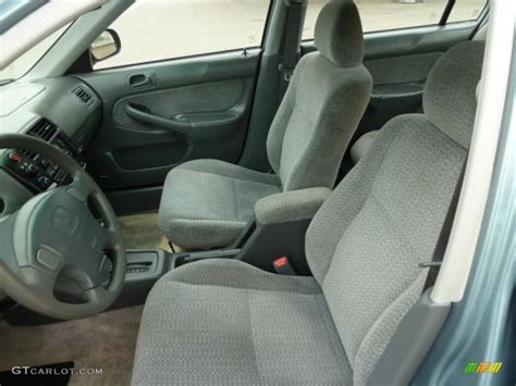 Gray Interior 1999 Honda Civic LX Sedan Photo #55854444 | GTCarLot.com