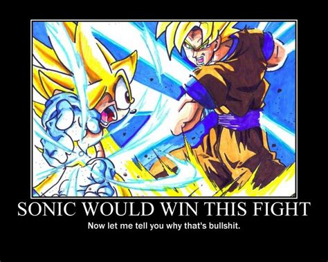 Sonic vs Goku Meme by AnOtakuVampire on DeviantArt