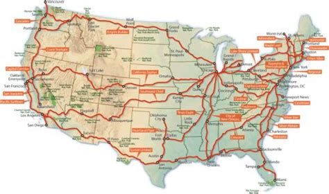 Maps on the Web | Amtrak, Train travel usa, Train across america