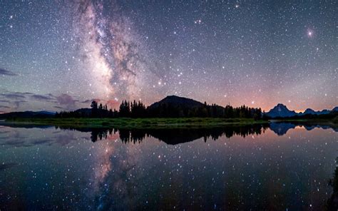 Starry Night Sky Milky Way Wallpaper