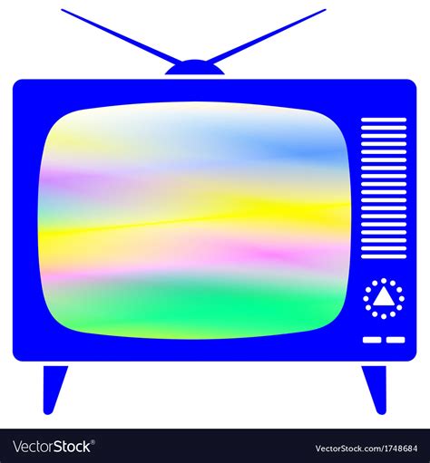 Retro tv Royalty Free Vector Image - VectorStock