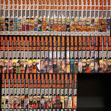 Naruto Complete Manga Collection 1-72 + Bonus Volume, English, Good Condition | #1935175083