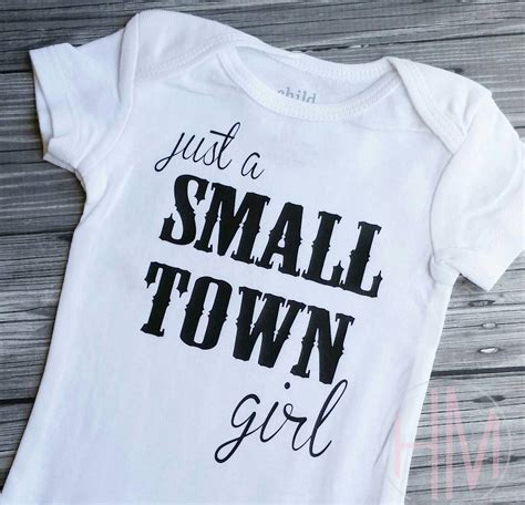 Just A Small Town Girl Vinyl Shirt | Kids shirts vinyl, Girls vinyl shirts, Vinyl shirts