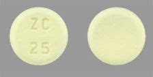 ZC 25 Pill Yellow Round 6mm - Pill Identifier