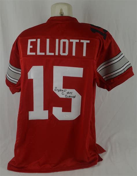 Lot Detail - Ezekiel Elliott Autographed Ohio State Jersey