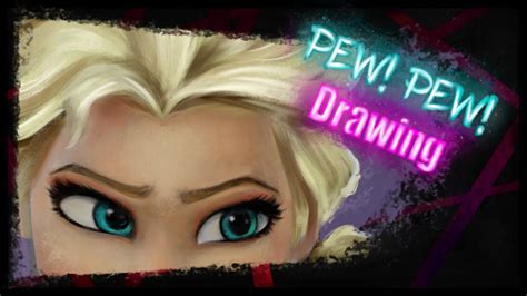 ️ Elsa Frozen 2 PAINTING [Speed Drawing] - YouTube