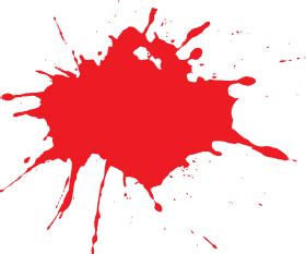 red paint splash png PNG image with transparent background | TOPpng