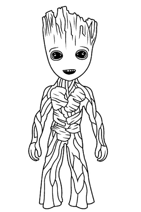 Guardians of Galaxy - Guardians of Galaxy Kids Coloring Pages