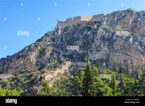 The castle Palamidi above Nafplio, Greece Stock Photo - Alamy