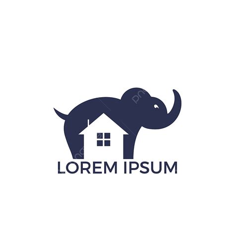 House Logo Design Vector Hd Images, Elephant House Logo Design ...