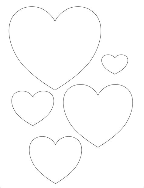 FREE 18+ Printable Heart Templates in PDF | MS Word | PSD