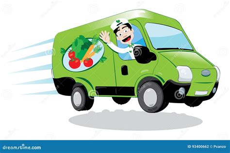 Food Delivery Van Clipart at Michael Hardin blog