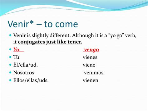 PPT - “ Yo go” verbs PowerPoint Presentation, free download - ID:1917083