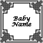 Geometric Border Name Blanket – (Chart/Graph AND Row-by-Row Written Instructions ...