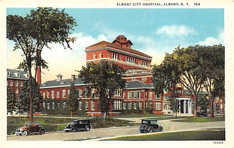 Albany City Hospital, Albany, NY, USA Hospital Postcard | OldPostcards.com