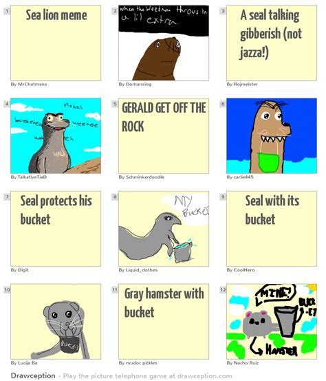 Sea lion meme - Drawception