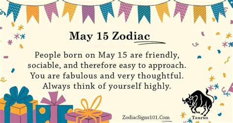 May 15 Zodiac is Taurus, Birthdays and Horoscope - ZodiacSigns101