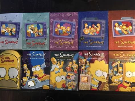 The Simpsons Season 1 - 10 DVD Set - 1 2 3 4 5 6 7 8 9 10 Lot B3 | eBay