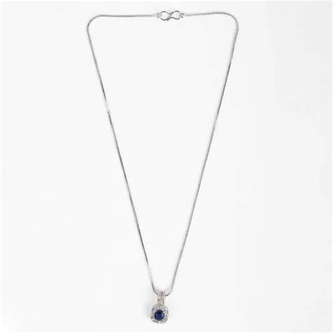 Blue Diamond Pendant at Rs 499.00 | Diamond Pendants | ID: 2853117995012