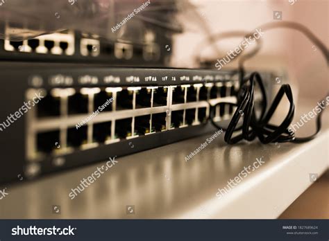 Network Switch Mount On Rack Stock Photo 1827689624 | Shutterstock