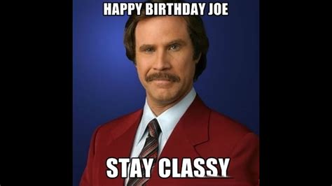 Happy Birthday Joe - YouTube