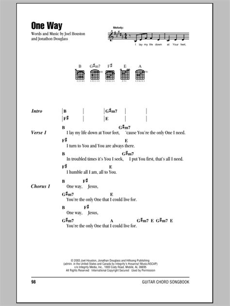 One Way by Hillsong United - Guitar Chords/Lyrics - Guitar Instructor