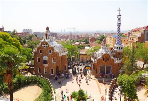 Detail of Park Guell, Designed by Antonio Gaudi Editorial Photography ...