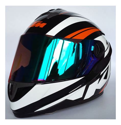 KTM Motorcycle Helmets Full Face Motor Cross Helmet DOT Approved Motor ...