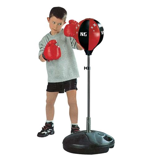 Junior Boxing Set with Adjustable Punching Bag | HearthSong | Kids toys ...