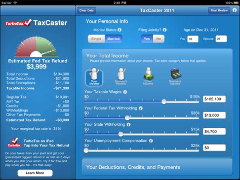 TaxCaster Free Mobile Tax App Launches: Estimate Your Tax Refund in Minutes | The TurboTax Blog