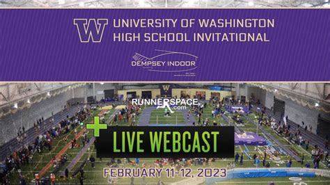 News - 2/11-12/23 - Washington High School Invitational Live Webcast Info