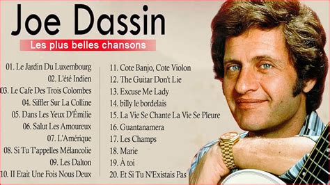 Joe Dassin Les Plus Grands Succès Les plus belles chansons de Joe ...