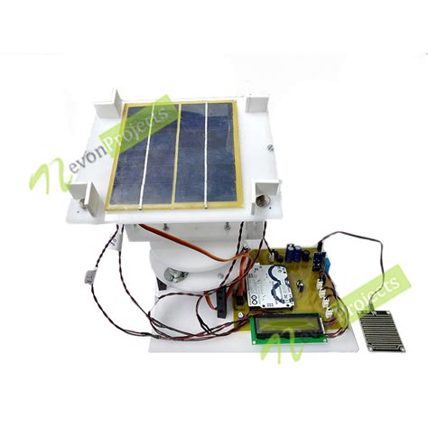 Dual Axis Solar Tracking System with Weather Sensor