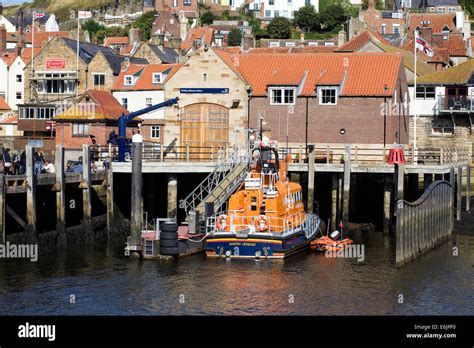 Whitby lifeboat and lifeboat station, North Yorkshire, UK Stock Photo - Alamy