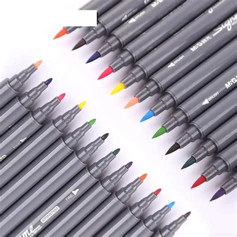 12/18/24 Colors Art Mark Pen Stationery Water Soluble Pen Student Double Headed Color Marker ...