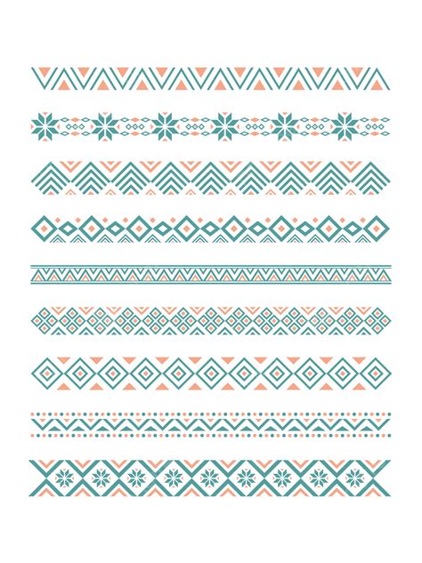 Ethnic Pattern Embroidery Vector Art PNG, Vector Embroidery Shading ...