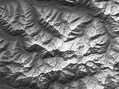 Mount Olympus Terrain Map