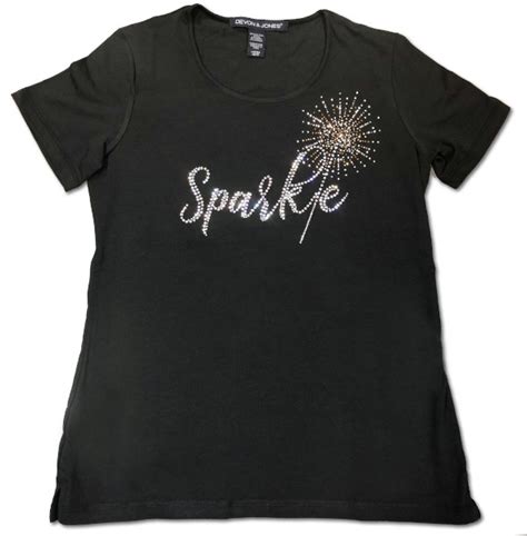 Ladies "Sparkle" Bling T-Shirt - Pyro Novelties