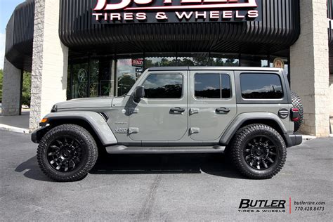 Jeep Wrangler with 20in Black Rhino Mission Wheels exclusively from Butler Tires and Wheels in ...