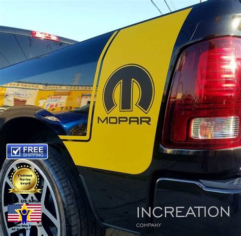 2 Truck vinyl decals racing stripes sticker Dodge Ram Mopar Hemi auto Graphics | eBay | Racing ...