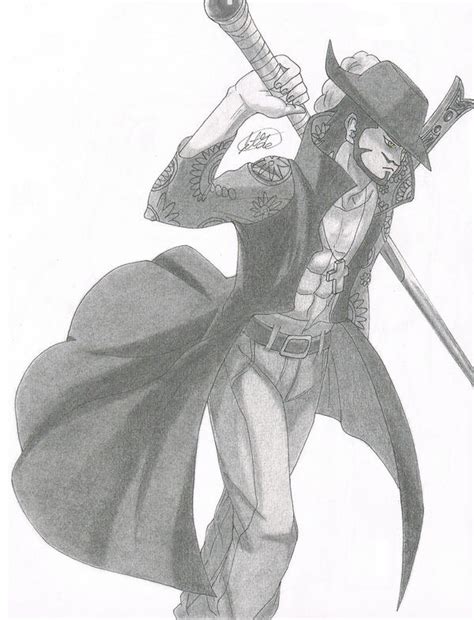 Dracule 'Hawk Eyes' Mihawk by jetg10 on DeviantArt