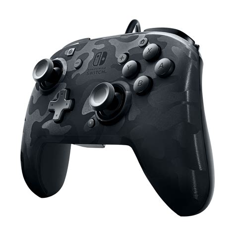 PDP Nintendo Switch Faceoff Camo Wired Pro Controller, Black, 500-119-NA-D1 - Walmart.com