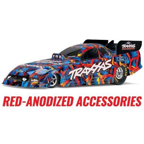 1/8 Funny Car Dragster with TQi Traxxas Link & TSM TRA69087-4-RED ...