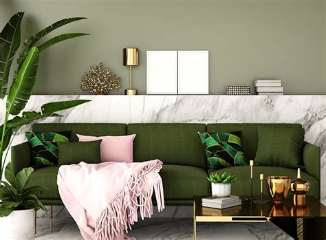 Create The Perfect Olive Green Living Room | WOW 1 DAY PAINTING