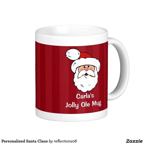 Personalized Santa Claus Coffee Mug | Zazzle | Mugs, Personalized santa, Personalized mugs