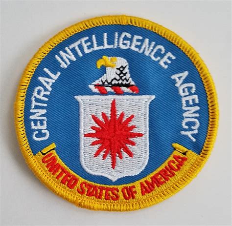 CENTRAL INTELLIGENCE AGENCY CIA USA MILITARY PATCH | USMILITARYPATCH.COM